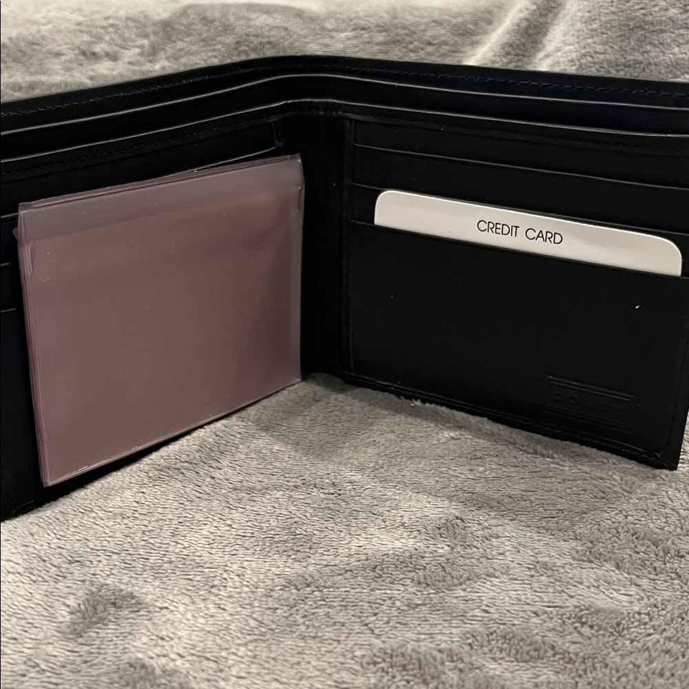 Coach Black Leather Wallet